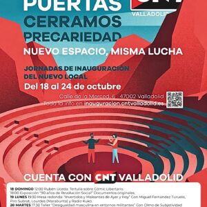 cartel jornadas inauguración